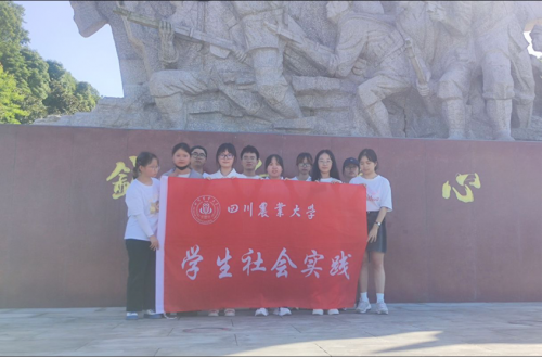 川农学子三下乡:缅怀先烈忆峥嵘,传承文化颂党恩