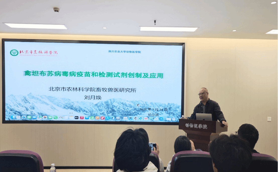 【学术交流】北京农林科学院刘月焕研究员做客动物医学院学术论坛